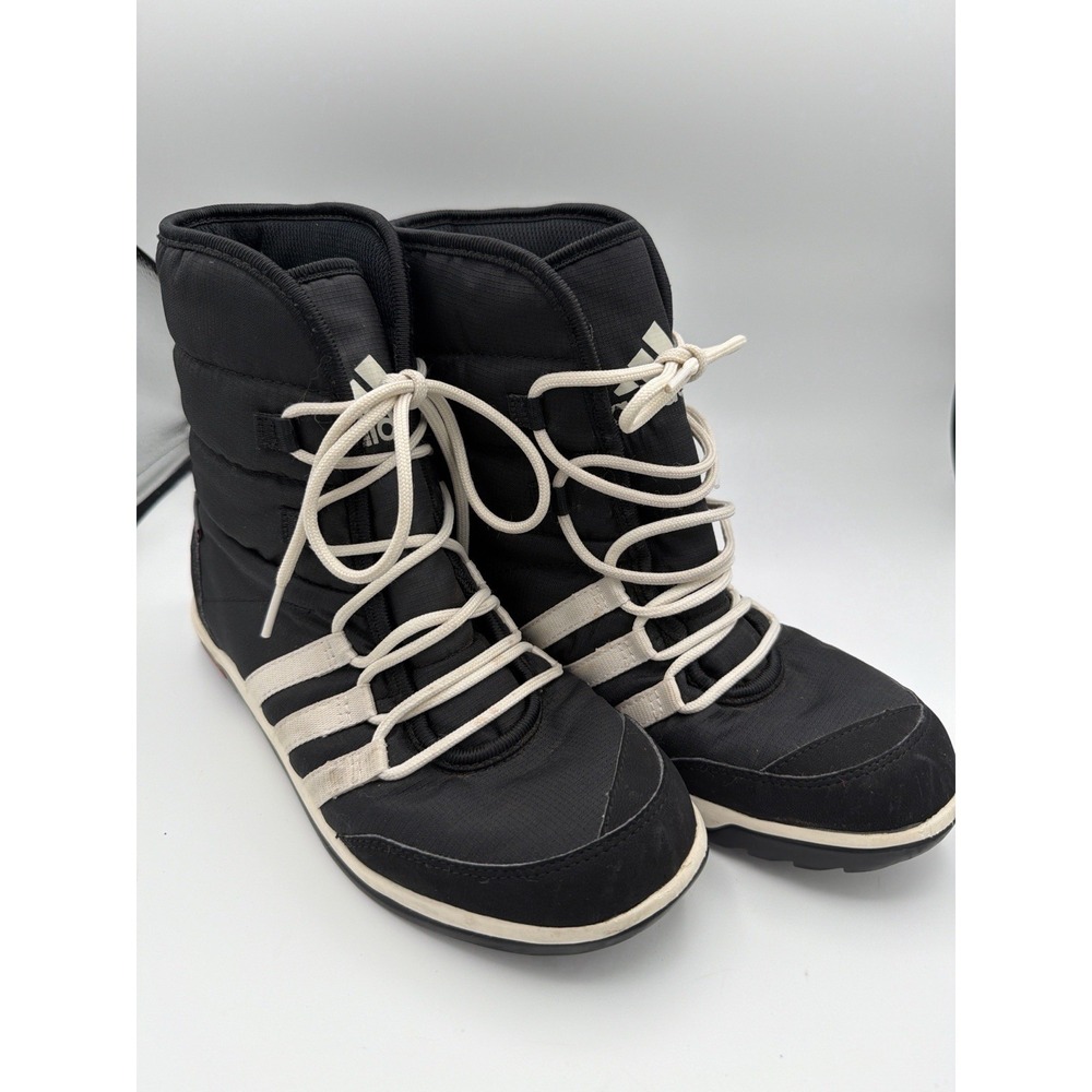 Adidas‎ Climaheat Winter Boots Womens 7 Black Insulated Traxion.    1676